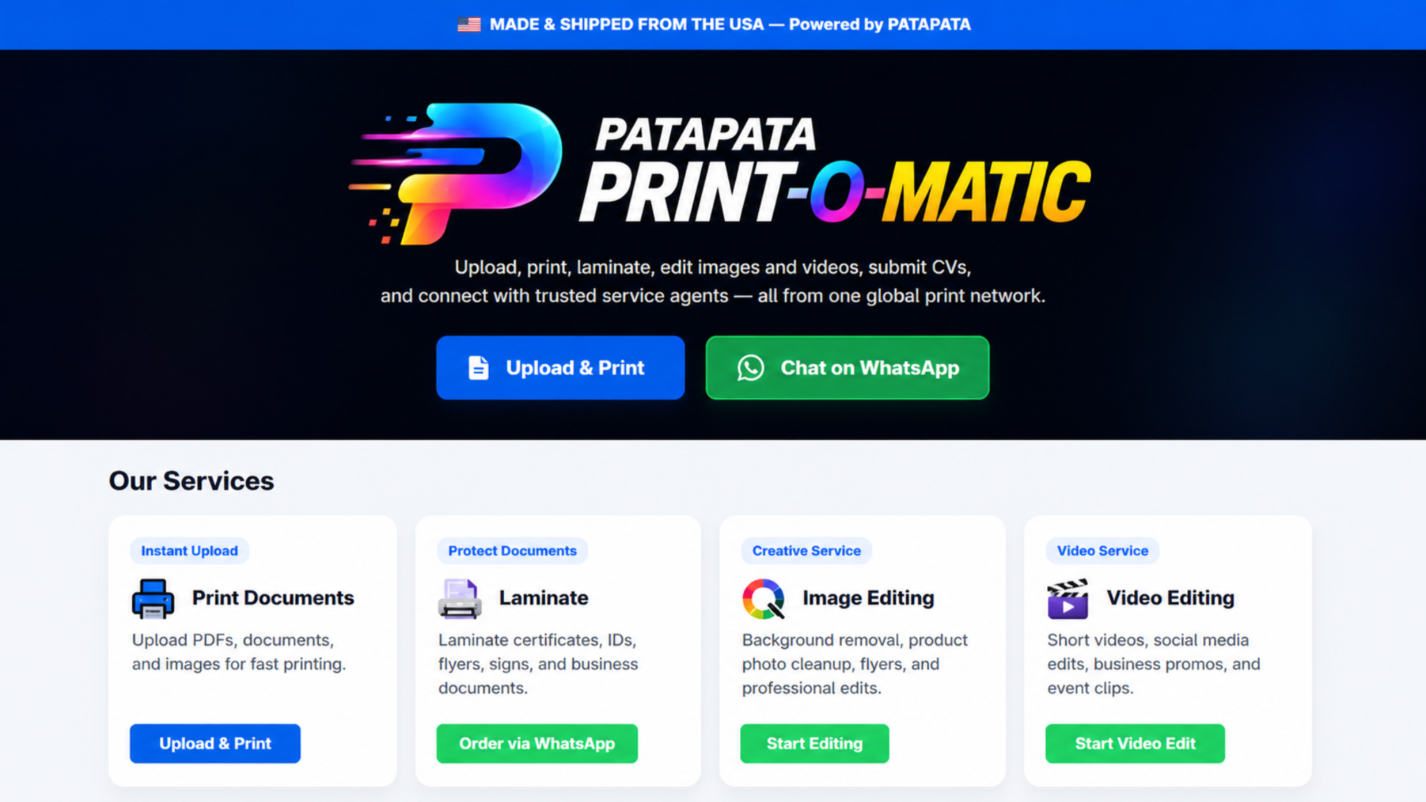 PATAPATA Print-O-Matic